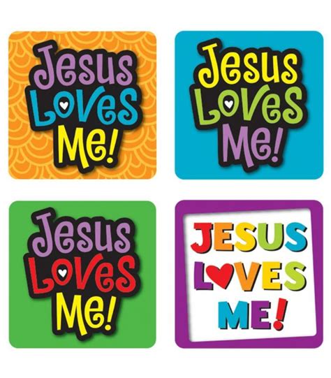 Jesus Loves Me Stickers Bring Them In