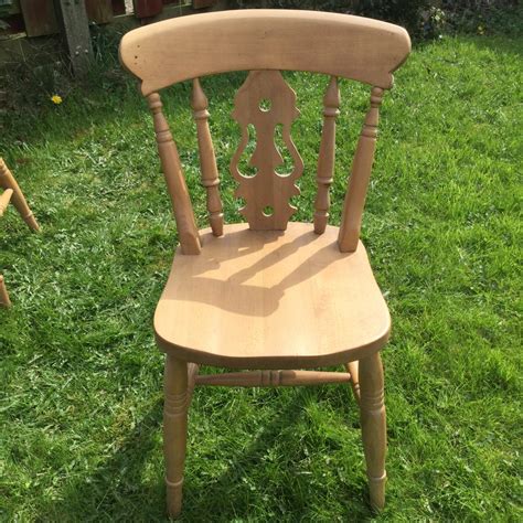 Antiques Atlas Set Of 6 Solid Pine Kitchen Dining Chairs