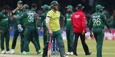 Cricket south africa has made one change in the touring squad ahead of departure to pakistan. Pakistan vs South Africa, ICC Cricket World Cup 2019 ...