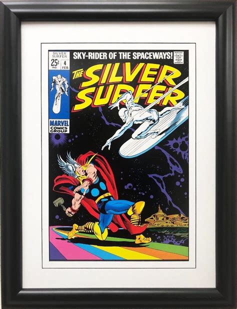 Marvel The Silver Surfer Vol 1 4 Framed Poster Etsy