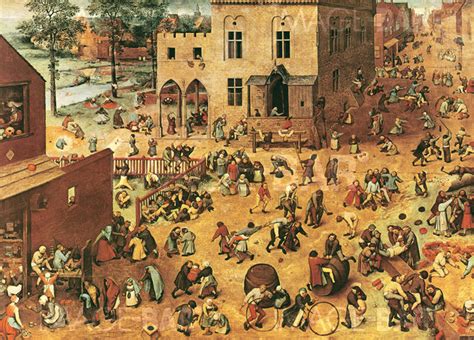 Los tiempos cambian y ya ni te acuerdas de lo feliz que eras con tu primera playstation y su calidad gráfica, que hoy en día te. Pieter Bruegel el Viejo, Juego de niños - Pieter-Bruegel - Image Bar