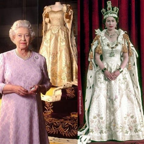 Queen elizabeth ii is the sixth queen to have been crowned in westminster abbey in her own right. HM Queen Elizabeth on Instagram: "The coronation dress of ...
