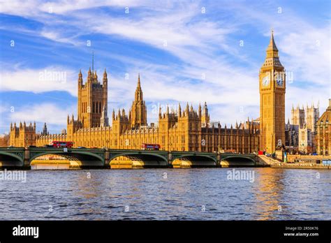 London United Kingdom The Palace Of Westminster Big Ben And