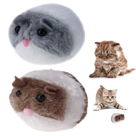 Buy Hot Saling Cute Pet Cat Mice Toy Plush Pull Ring