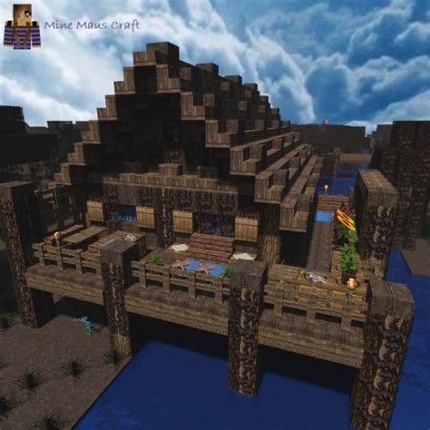 A minecraft survival house on water can be seen as a simple dock house, it is one of the cool minecraft houses that you can build. A Stilt House School In Little Debaria [DOWNLOAD ...