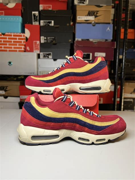 Size 13 Nike Air Max 95 Premium Red Crush For Sale Online Ebay