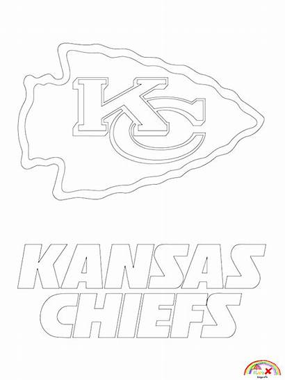 Coloring Kansas Pages Chiefs Printable Nfl Sports