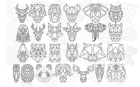 94 Geometric Animals Collection Geometric Animals Geometric Art