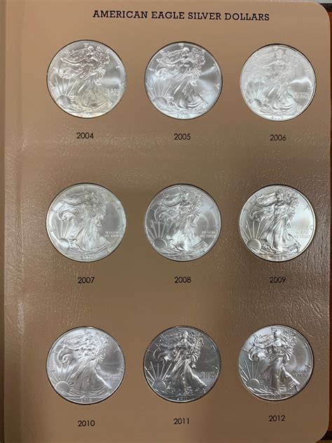 Complete Set American Silver Eagles 1986 2020