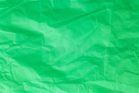 Green Crumpled Paper Background Stock Photo Image Of Parchment Paper