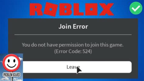 Roblox Join Error Code 524 Easy Fix Youtube