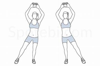 Jumping Jacks Exercise Modified Muscles Spotebi Hip