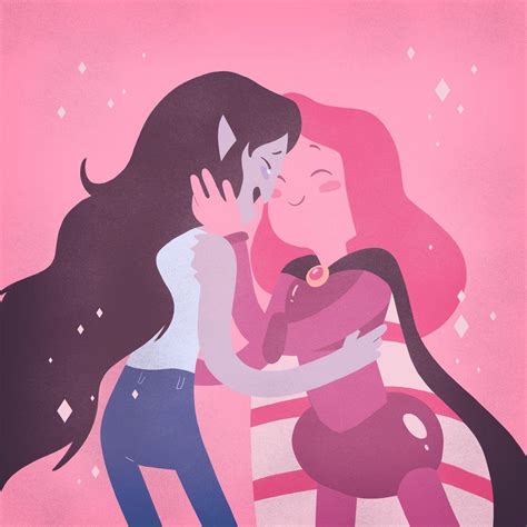 Marceline And Princess Bubblegum Kissing Wallpapers Wallpaper Cave