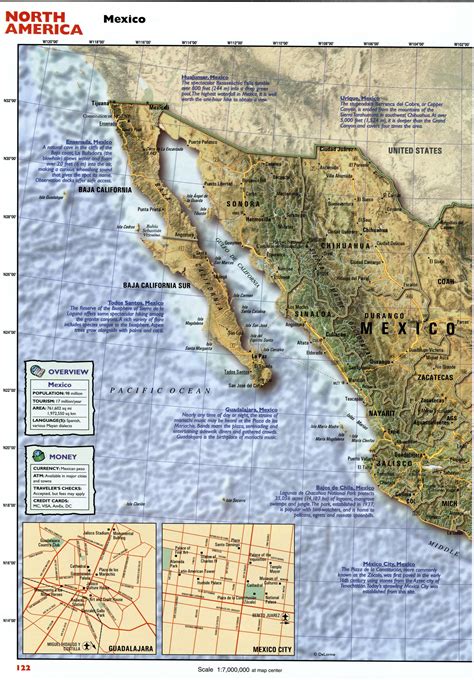 Mexico Tourist Map Tourist Map Of Mexico Format  Pdf