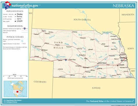 United States Geography For Kids Nebraska