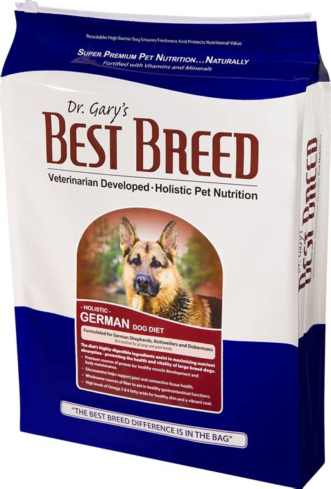This whole grain dehydrated dog food is the best dry dog food for your picky eater. Dr. Gary's Best Breed Holistic German Dry Dog Food, 15-lb ...