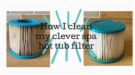 Cleaning spa filters in vinegar is a good way to disinfect them and dissolve scale. How I clean my Clever Spa Hot Tub filter. - YouTube