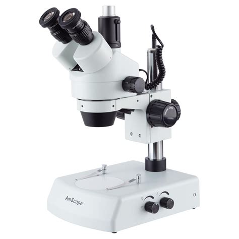 Led Trinocular Zoom Stereo Microscope 35x 180x Uk Welcome