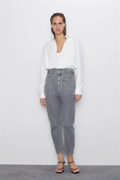 Sezonun en trend görünümüne sahip olabileceğiniz kadın jeanler zara online' da. Z1975 paperbag jeans in 2020 | Jeans, Zara, High waist jeans