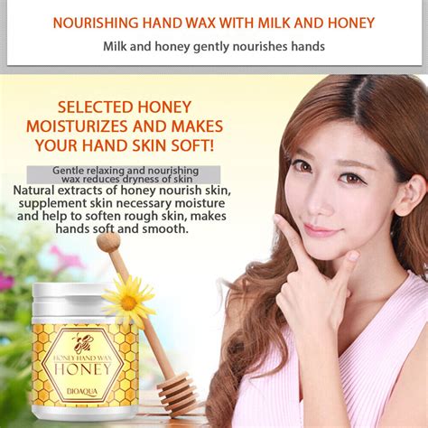 bioaqua natural honey and milk hand wax moisturizes soft skin 170g ebay