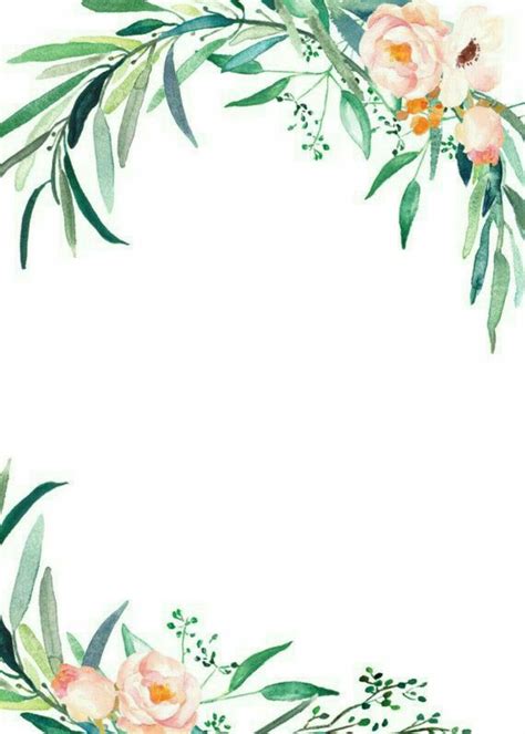 Pin by Janvi on DIY! | Free watercolor flowers, Flower frame