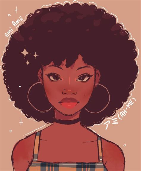 Afro Ah Me On Twitter In 2021 Girl Cartoon Black Artists Afro