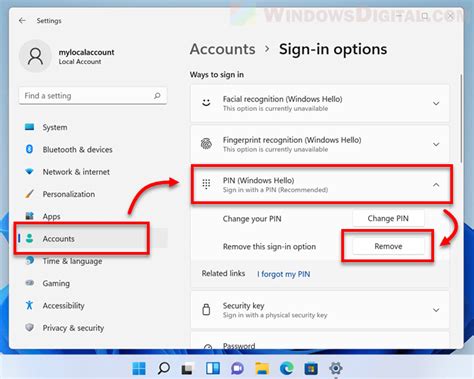 How To Remove Pin Login From Windows 1011 Startup