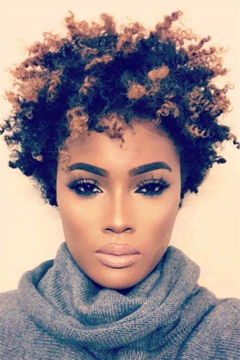 This cool cut removes weight while adding texture. 55 Beautiful Short Natural Hairstyles That You'll Love