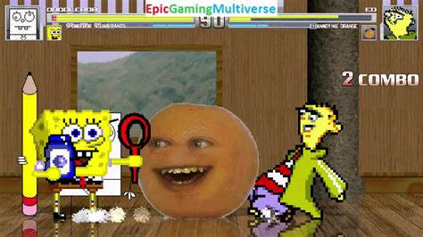 Doodlebob And Spongebob Squarepants Vs Ed And Annoying Orange In A