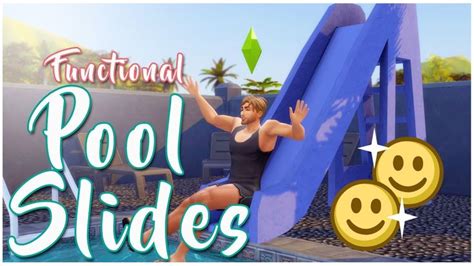 Functional Pool Slides🏊 Mod Los Sims 4 Mod Review Youtube Sims