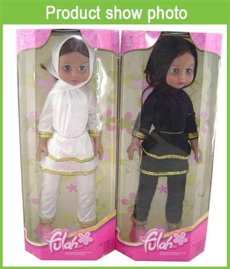 16inch Black White Arabic Doll Cut Islamic Doll With Music Buy Islamic Dollarabic Doll