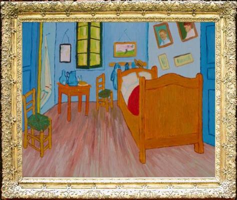 Comme son nom l'indique, la chambre de van gogh à arles représente la chambre . la chambre à Arles Vincent VAN GOGH