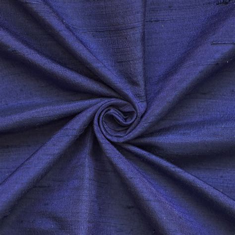 Dark Blue Silk Fabric By The Yard Silk Fabric Silk Dupioni Etsy Canada