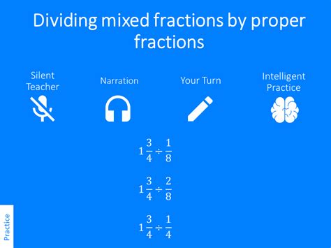 Dividing Mixed Fractions By Proper Fractions Variation Theory
