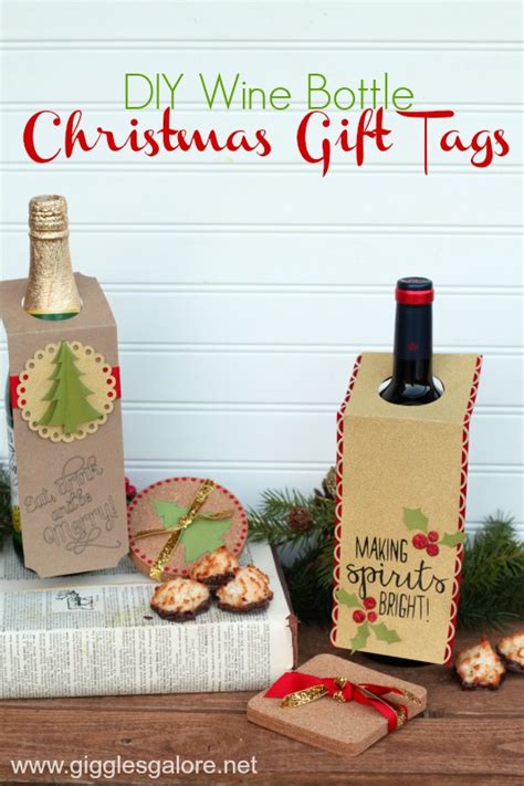 Best christmas gift ideas for holiday 2020. DIY Christmas Wine Bottle Gift Tags