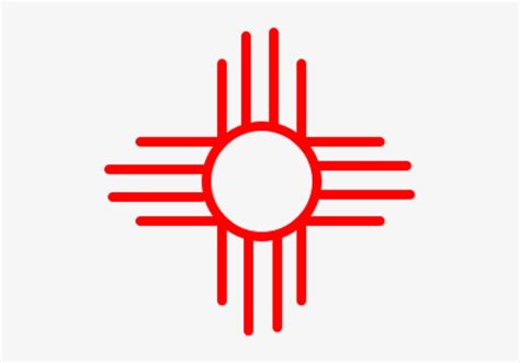 New Mexico Zia Sun Symbol Svg Silhouette Cameo Cricut Cut File Vector