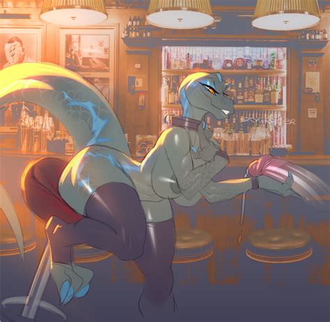 Rule 34 Alcohol Anthro Bar Chair Bar Counter Beer Beverage Big