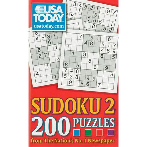 Usa Today Sudoku 2 200 Puzzles From The Nations No 1 Newspaper