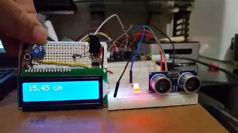 Ultrasonic Sensor With Warning Led Arduino Class Youtube