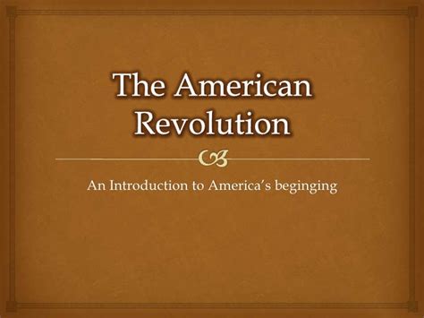The American Revolutionppt