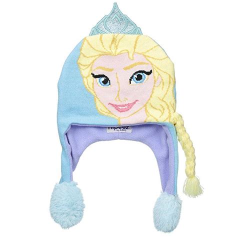 Flipeez Girls Disney Frozen Princess Elsa Slouchy Beanie Ski Warm