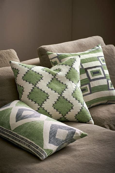Rubra Cushion Cover Green Cushions American Throw Pillows Geometric