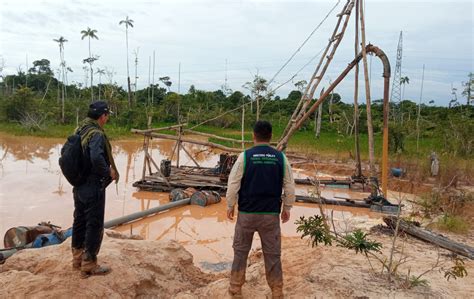 Continúan Los Operativos Contra La Minería Ilegal En La Reserva Nacional De Tambopata