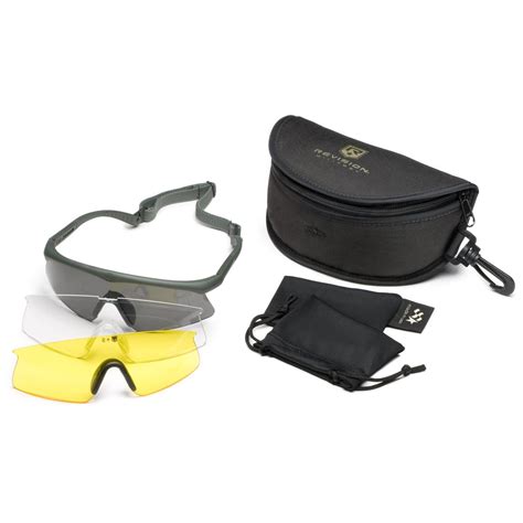 revisions sawfly™ polarized military eyewear system deluxe kit small 125269 gun safety at