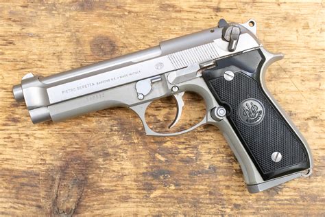 Beretta 92fs Stainless 9mm 15 Round Trade In Pistol Sportsman S Outdoor Superstore