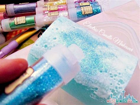 Glitter Candle Tutorial Add Some Sparkle To Flameless Candles Baby