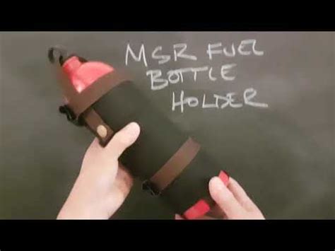 Product info for msr fuel bottle. Homemade MSR Fuel bottle holder for my motorcycle - YouTube