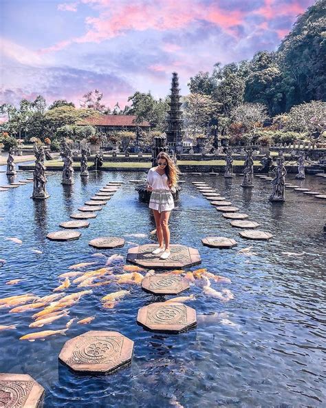 Standing Between This Balinese Heritage ️ Taman Ujung ‘water