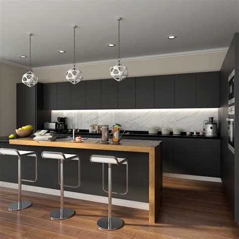 Modern Kitchen Cabinet Black 29 Beautiful Black Kitchen Cabinet Ideas
