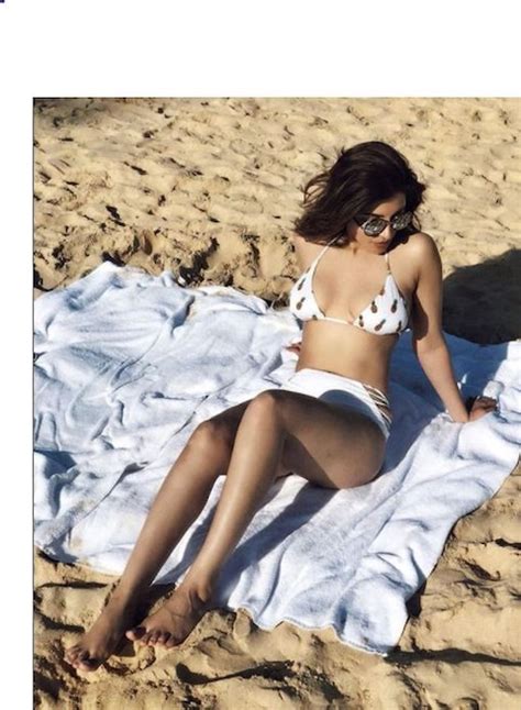 pic shama sikander looks red hot as she performs yoga in a bikini